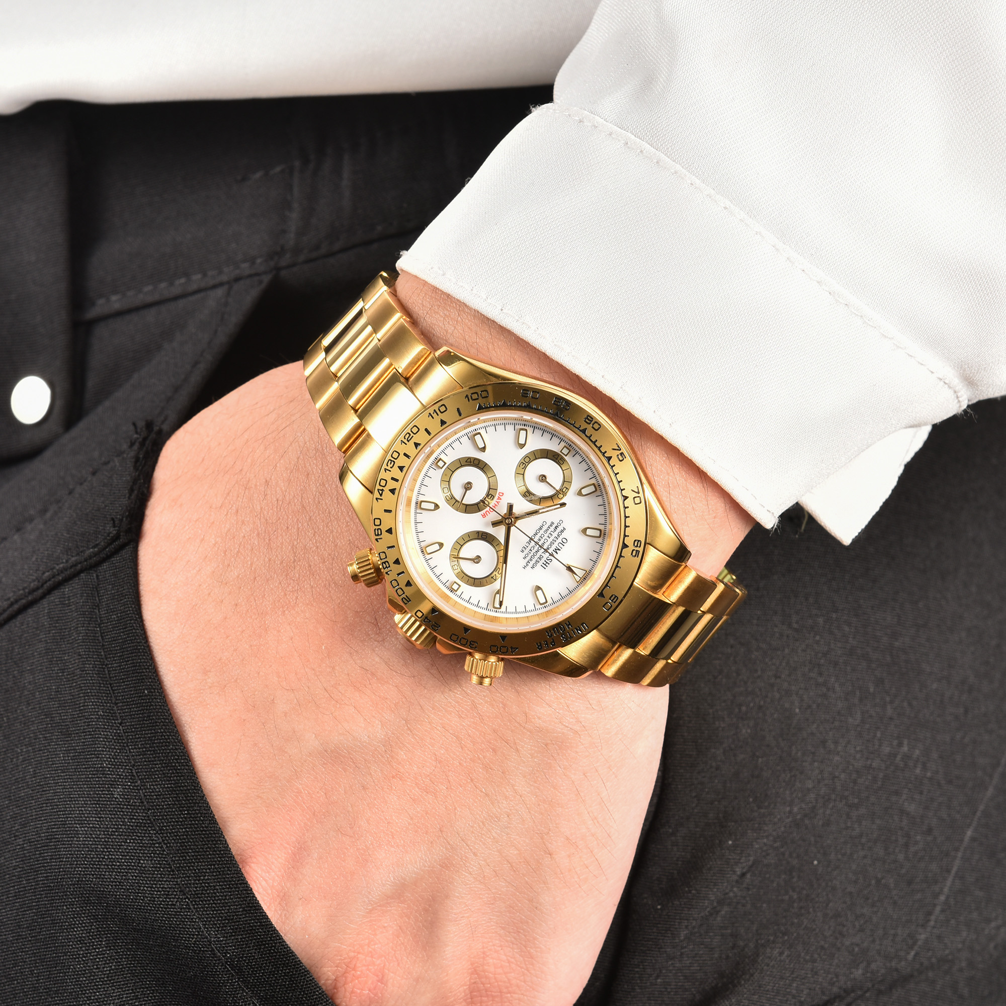 39mm VK63 watch Gold Stainless - Stainless Bracelet Diver recension och pris