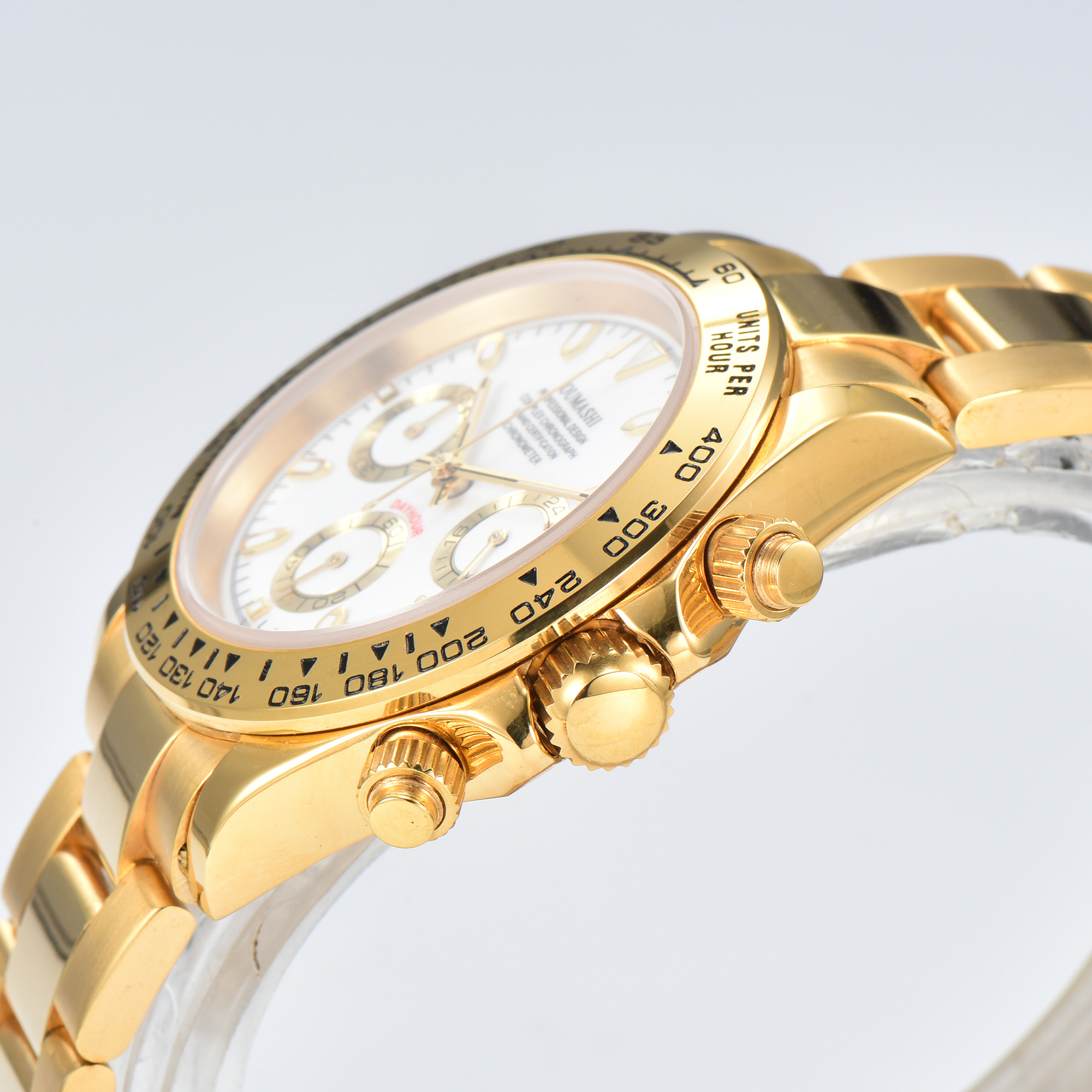 39mm VK63 watch Gold Stainless - Stainless Bracelet Diver recension och pris