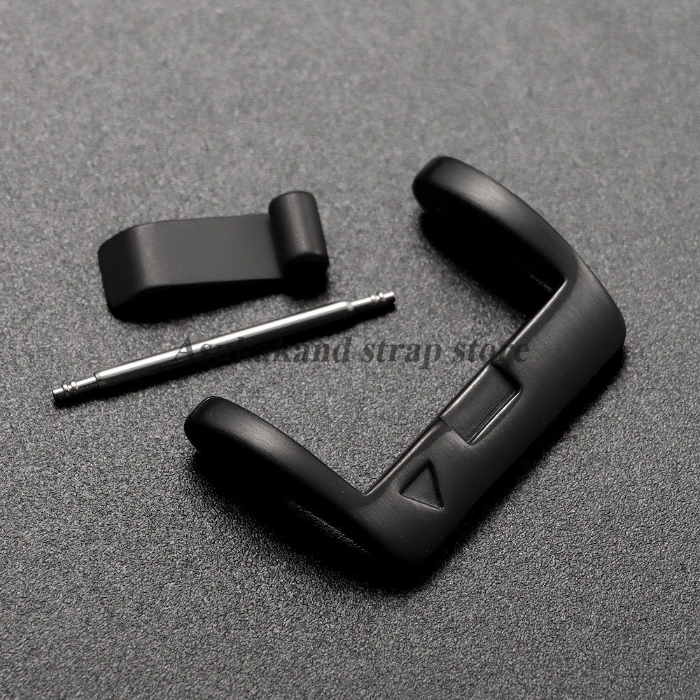 Black Stainless Steel Watch Bu - Silicone Watch Band 22Mm recension och pris