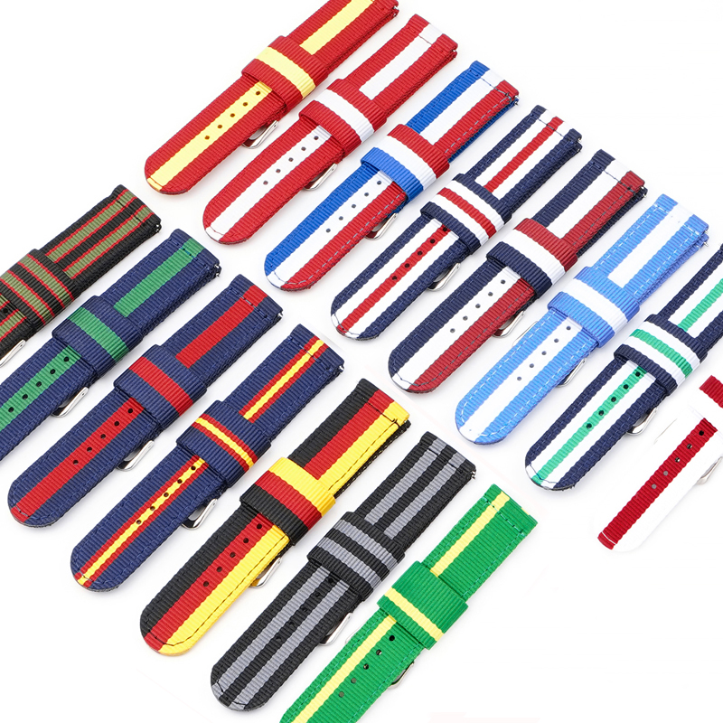 Nylon Watch Strap 20mm 22mm Qu - Canvas Strap Watch recension och pris