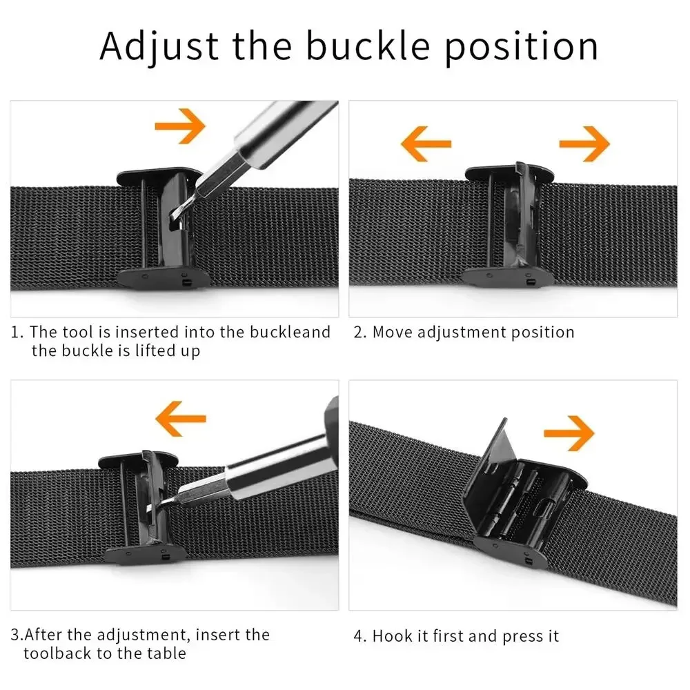Metal Bands for Huawei Band 6/ - Mesh Strap Metal recension och pris