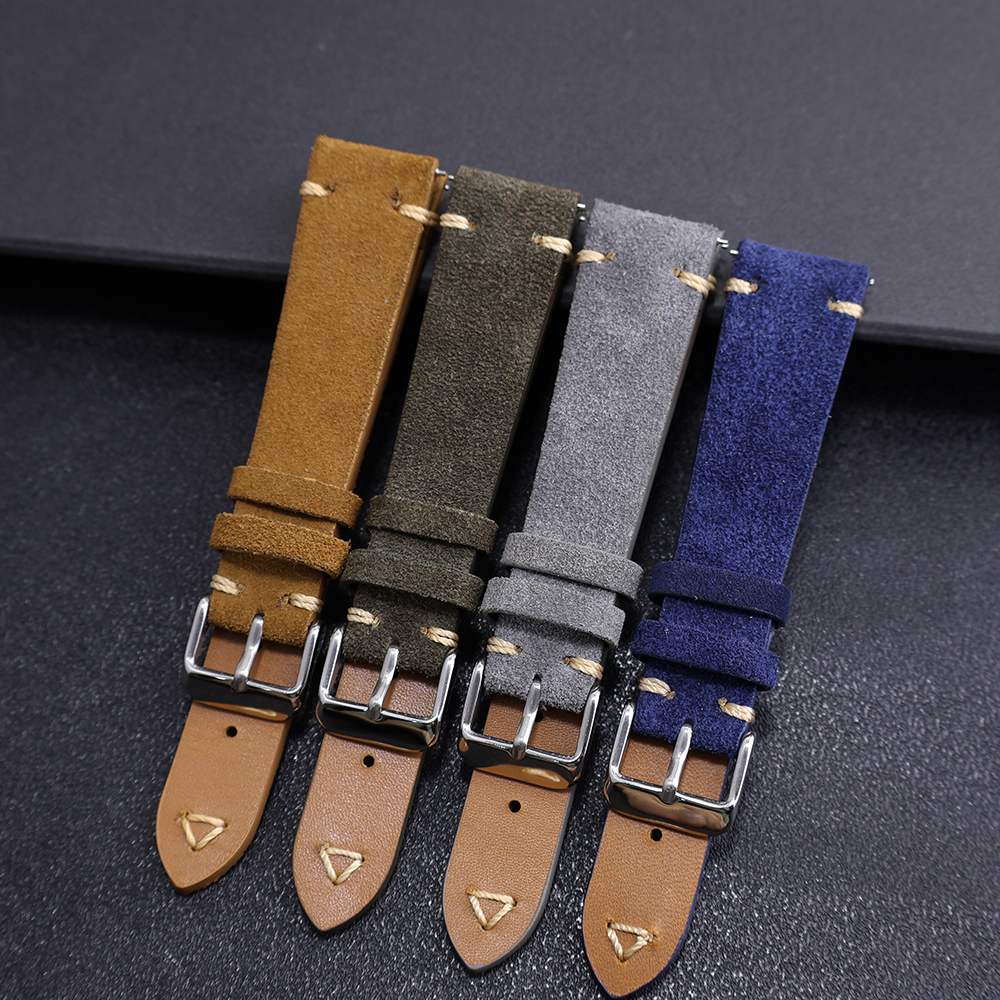 Suede Leather Watch Strap 20mm - Suede Strap Watch recension och pris