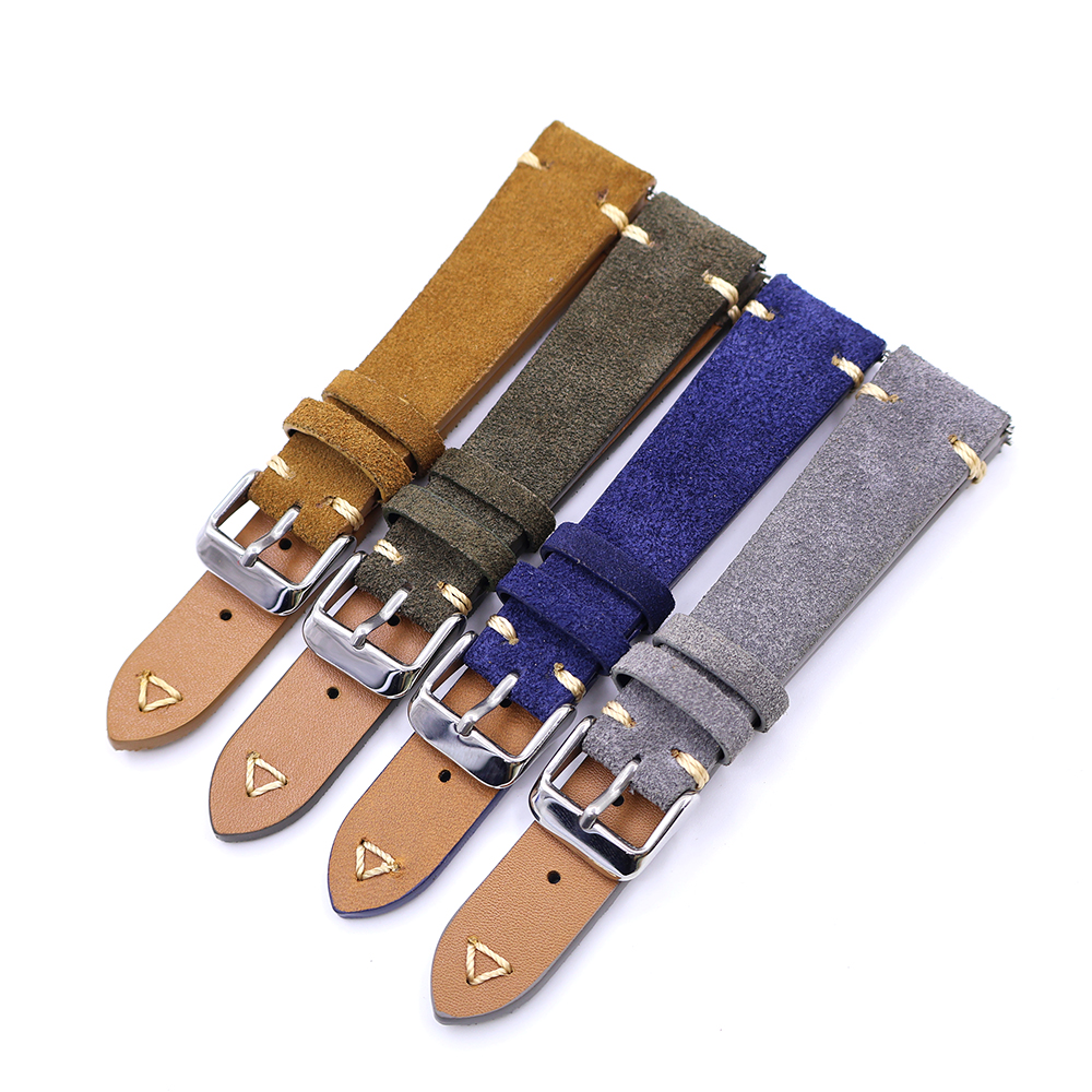 Suede Leather Watch Strap 20mm - Suede Strap Watch recension och pris