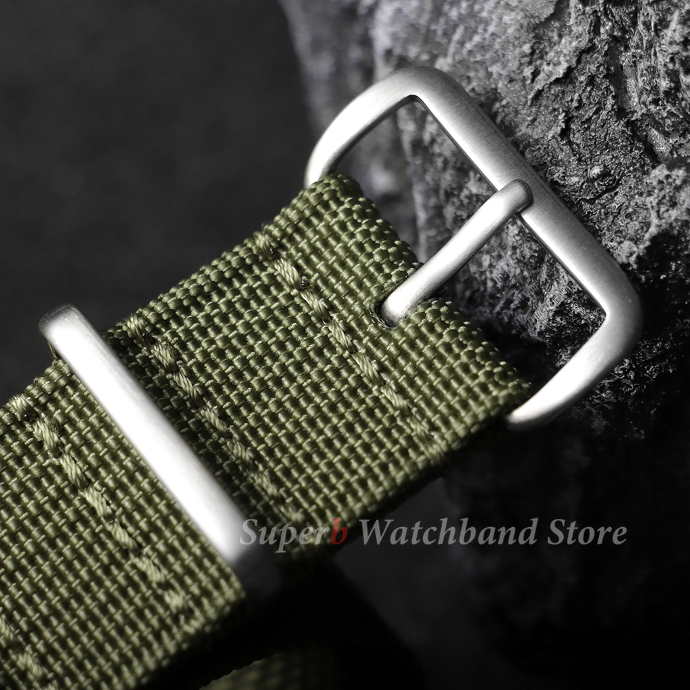 18mm 19mm 20mm 22mm New Ribbed - Canvas Strap Watch recension och pris