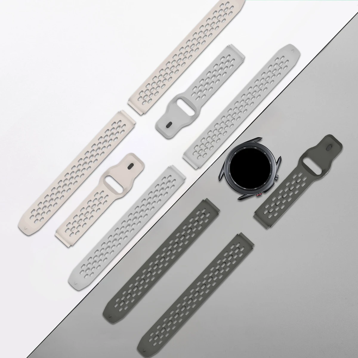 18mm 20mm 22mm Silicone Strap  - Nato Strap Nylon recension och pris