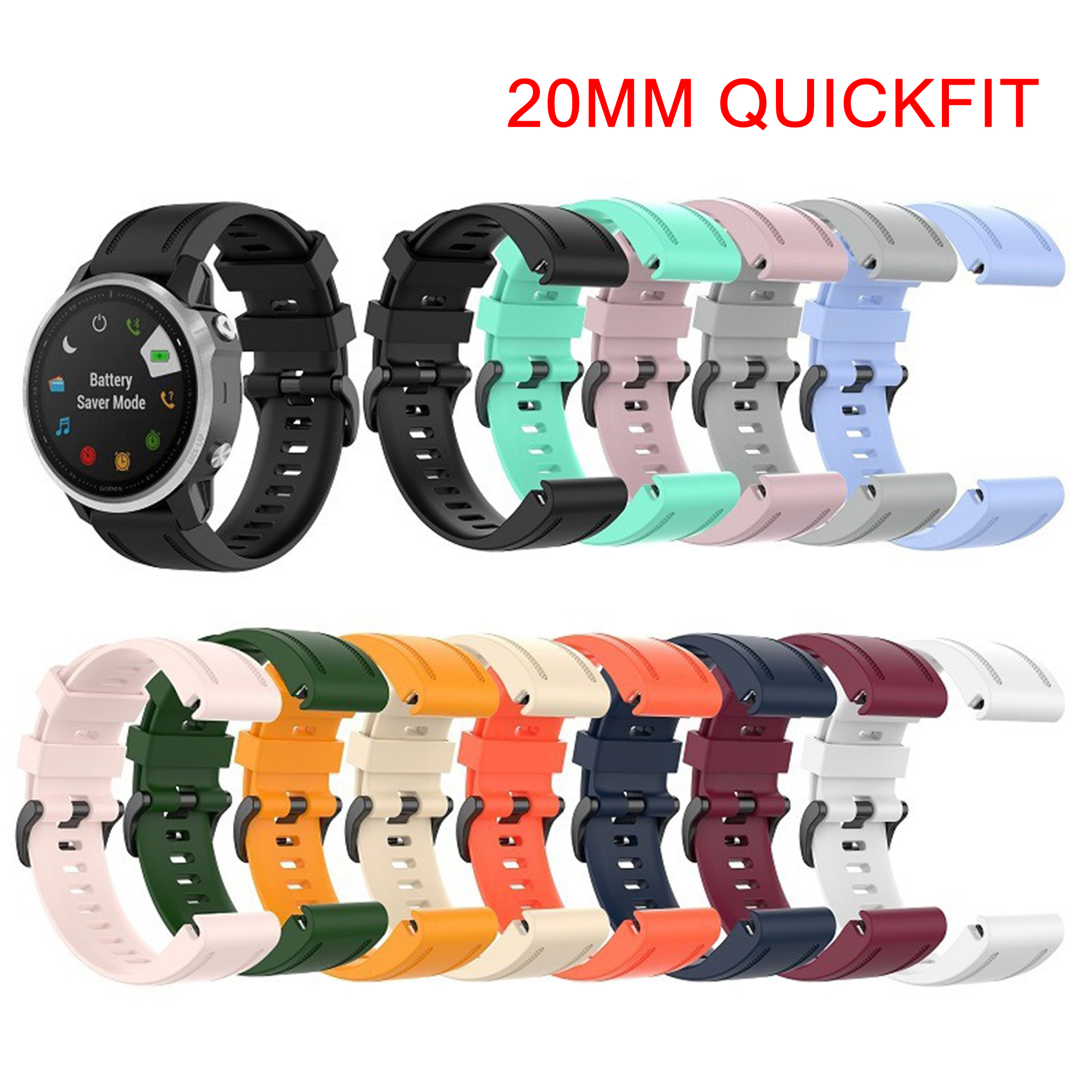 Watch Bands For Garmin Fenix 8 - Silicone Watch Band 22Mm recension och pris