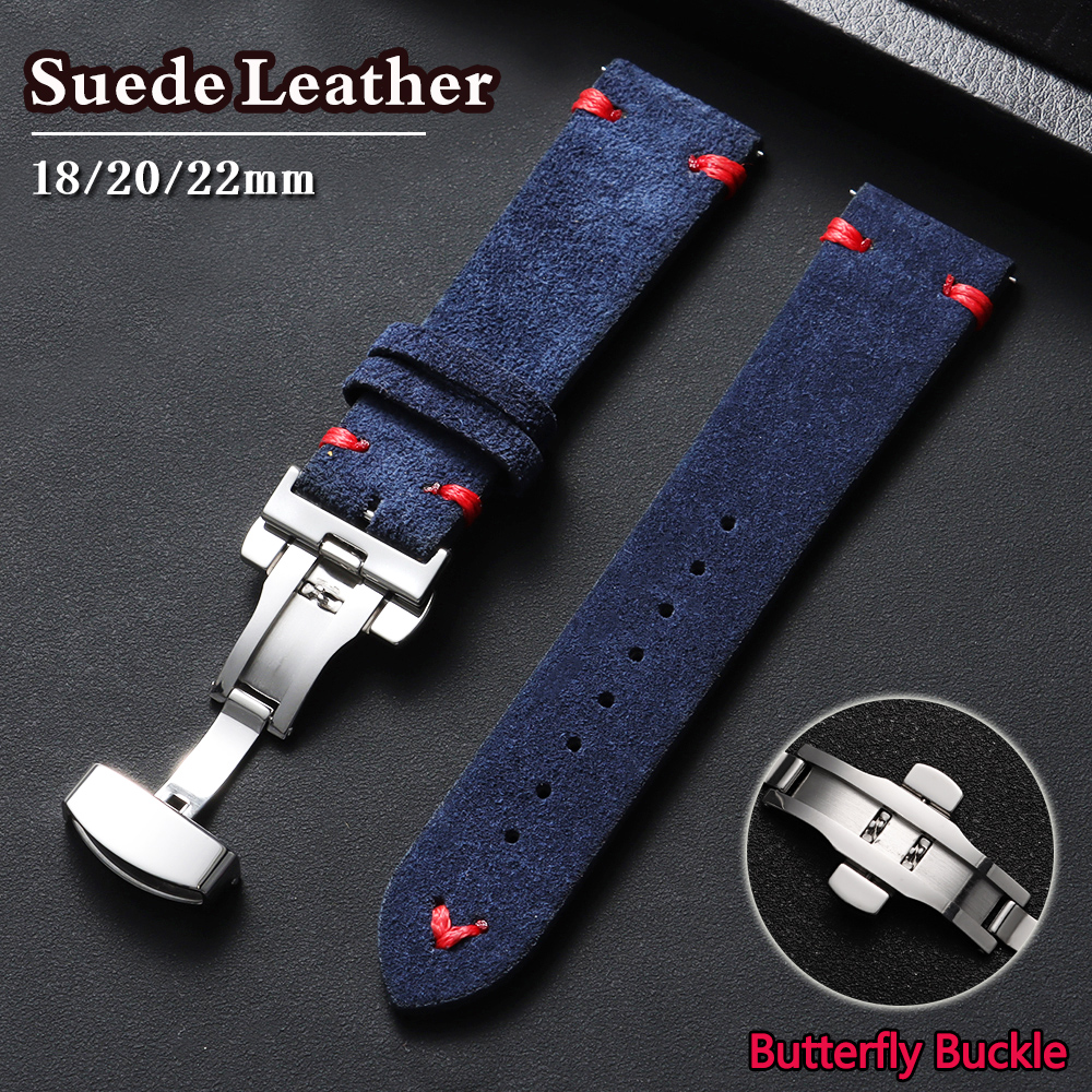 Suede Leather Watch Strap 18mm - Suede Strap Watch recension och pris