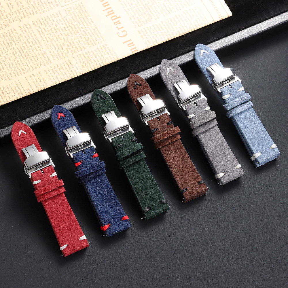 Suede Leather Watch Strap 18mm - Suede Strap Watch recension och pris