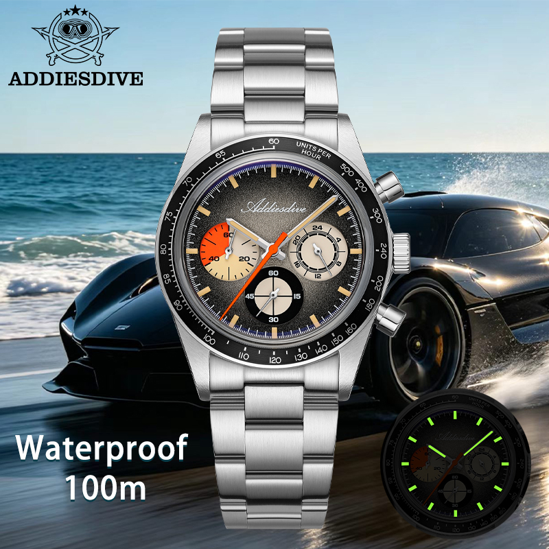 ADDIESDIVE 2026 NEW Chronograp - Tropic Strap Vintage recension och pris