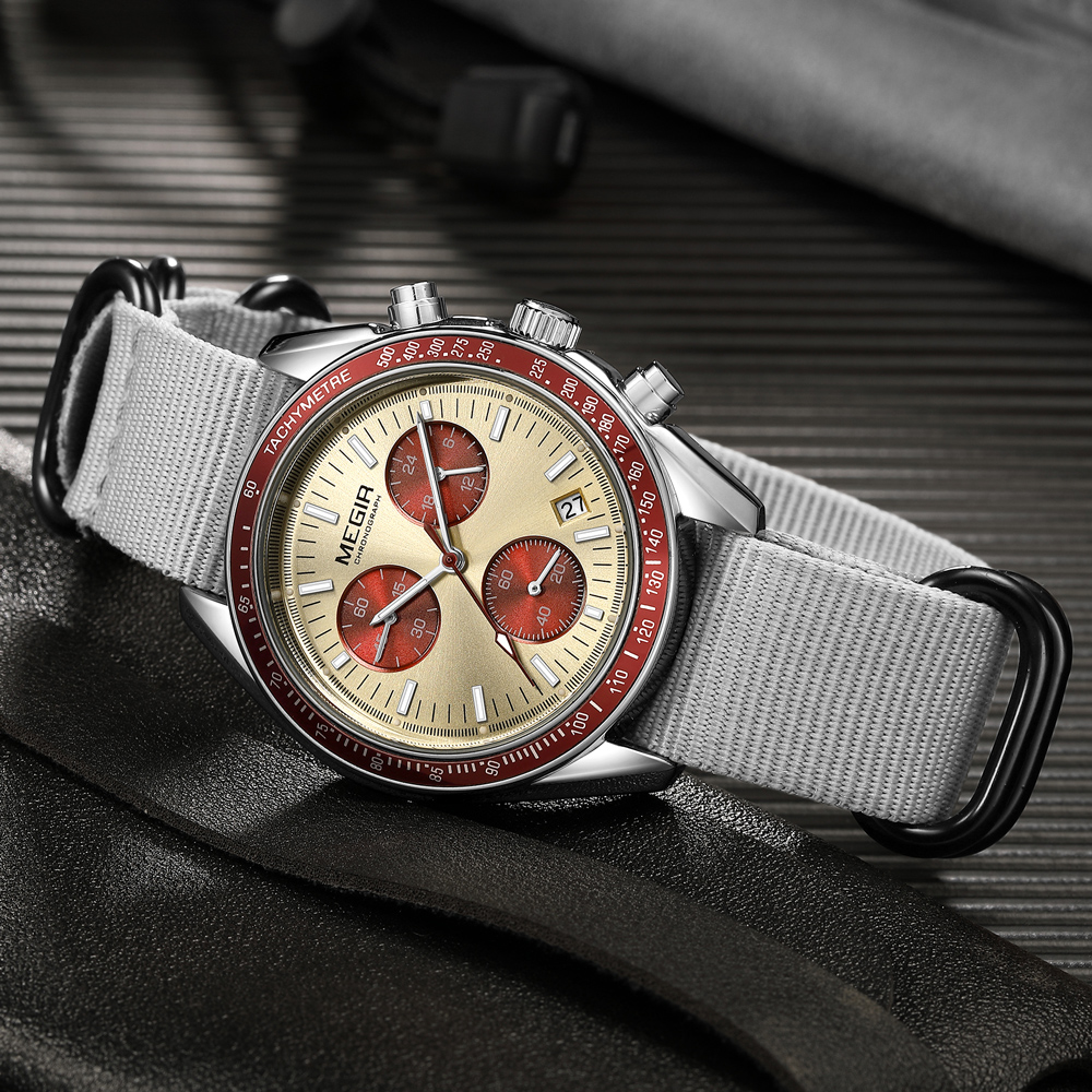 MEGIR New Luxury Men's Watches - Canvas Strap Watch recension och pris