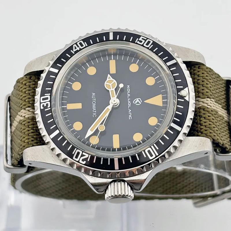 NH35 vintage 40mm sapphire gla - Tropic Strap Vintage recension och pris