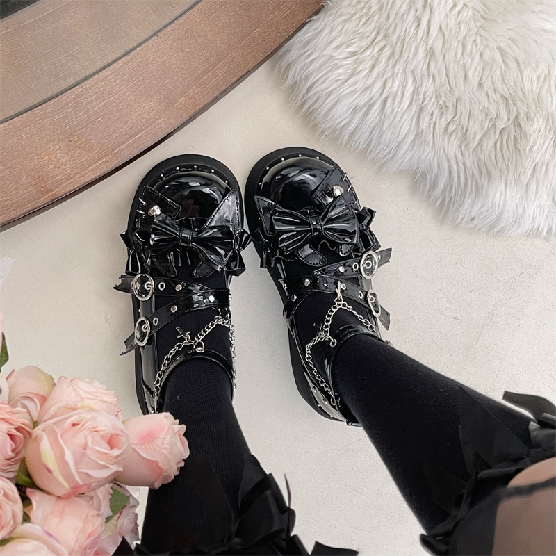2026 Platform Lolita Shoes Wom - Mesh Strap Metal recension och pris