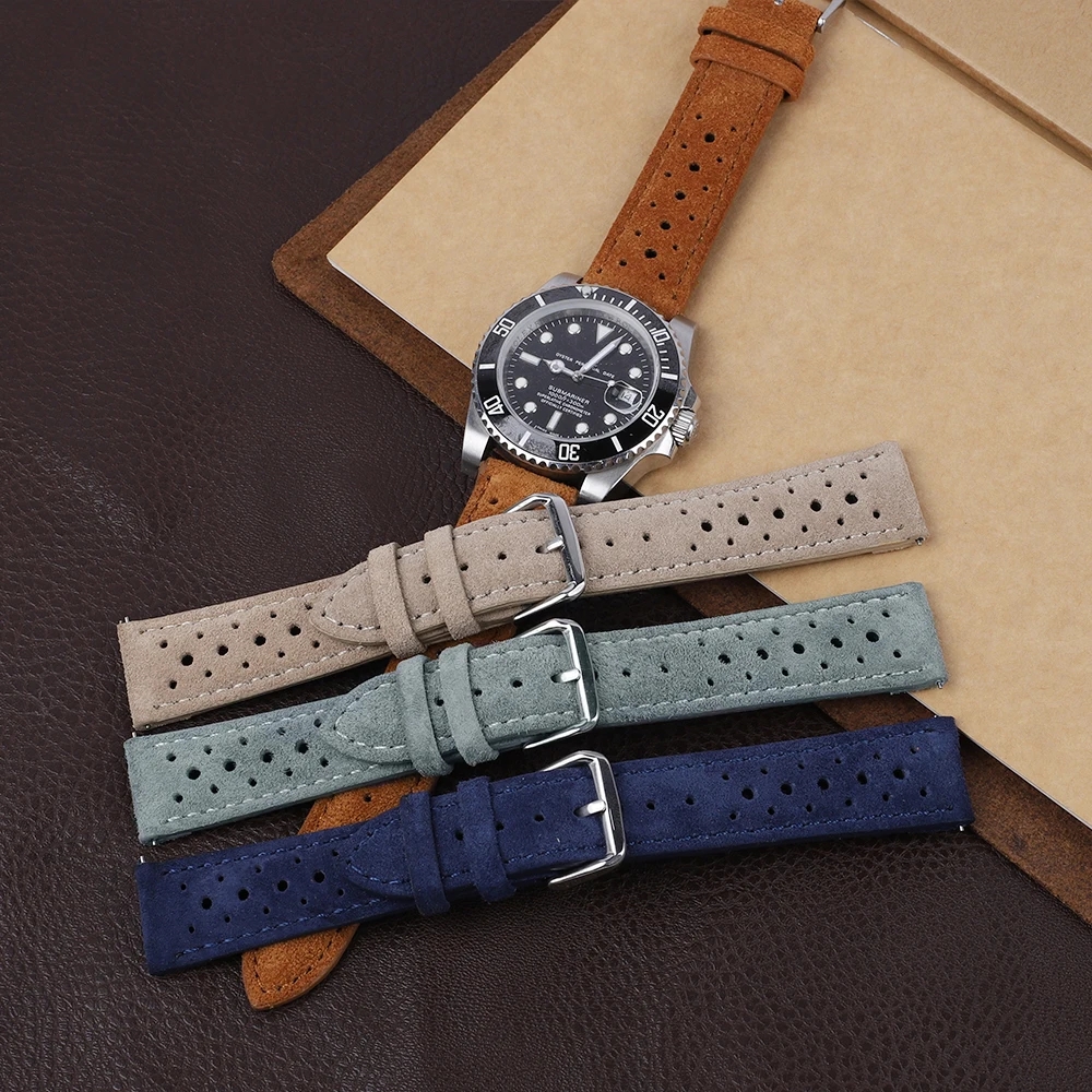 Suede Leather Watch Band 18mm  - Suede Strap Watch recension och pris