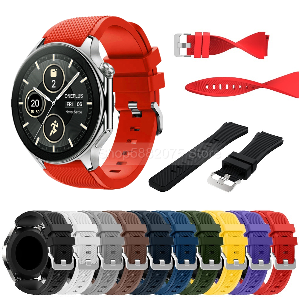 22mm Silicone Strap For OPPO W - Silicone Watch Band 22Mm recension och pris