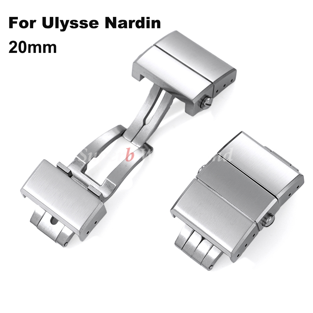 20mm For Ulysse Nardin Watchba - Butterfly Clasp Deployant recension och pris