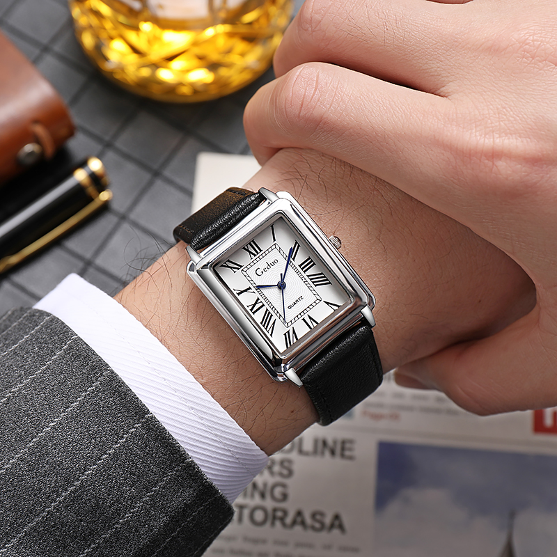 New Fashion Luxury Designer Re - Leather Watch Band Men recension och pris