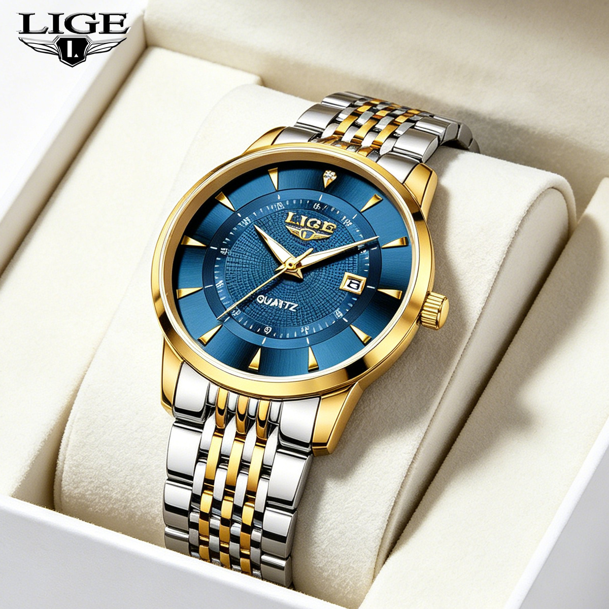 LIGE New 2025 Luxury Man Watch - Stainless Bracelet Diver recension och pris