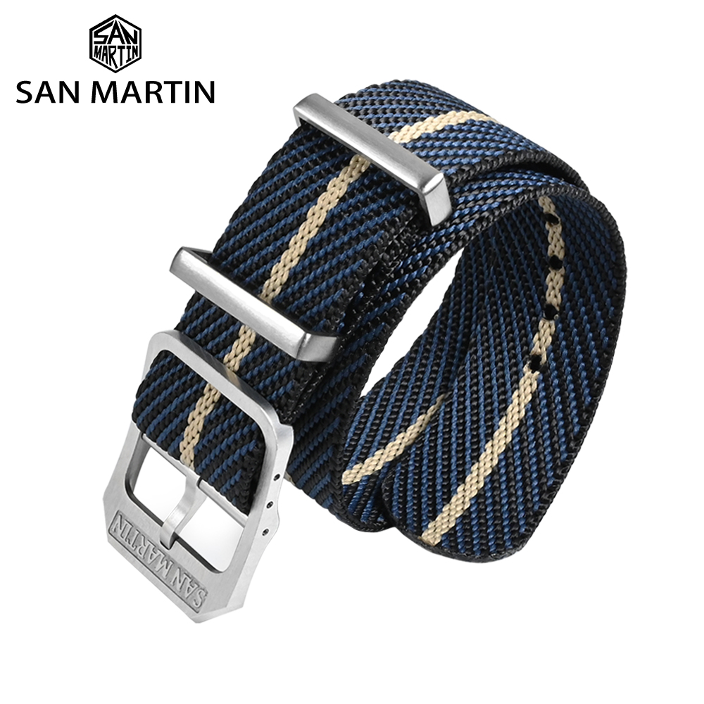San Martin High Quality 20mm U - Nato Strap Nylon recension och pris