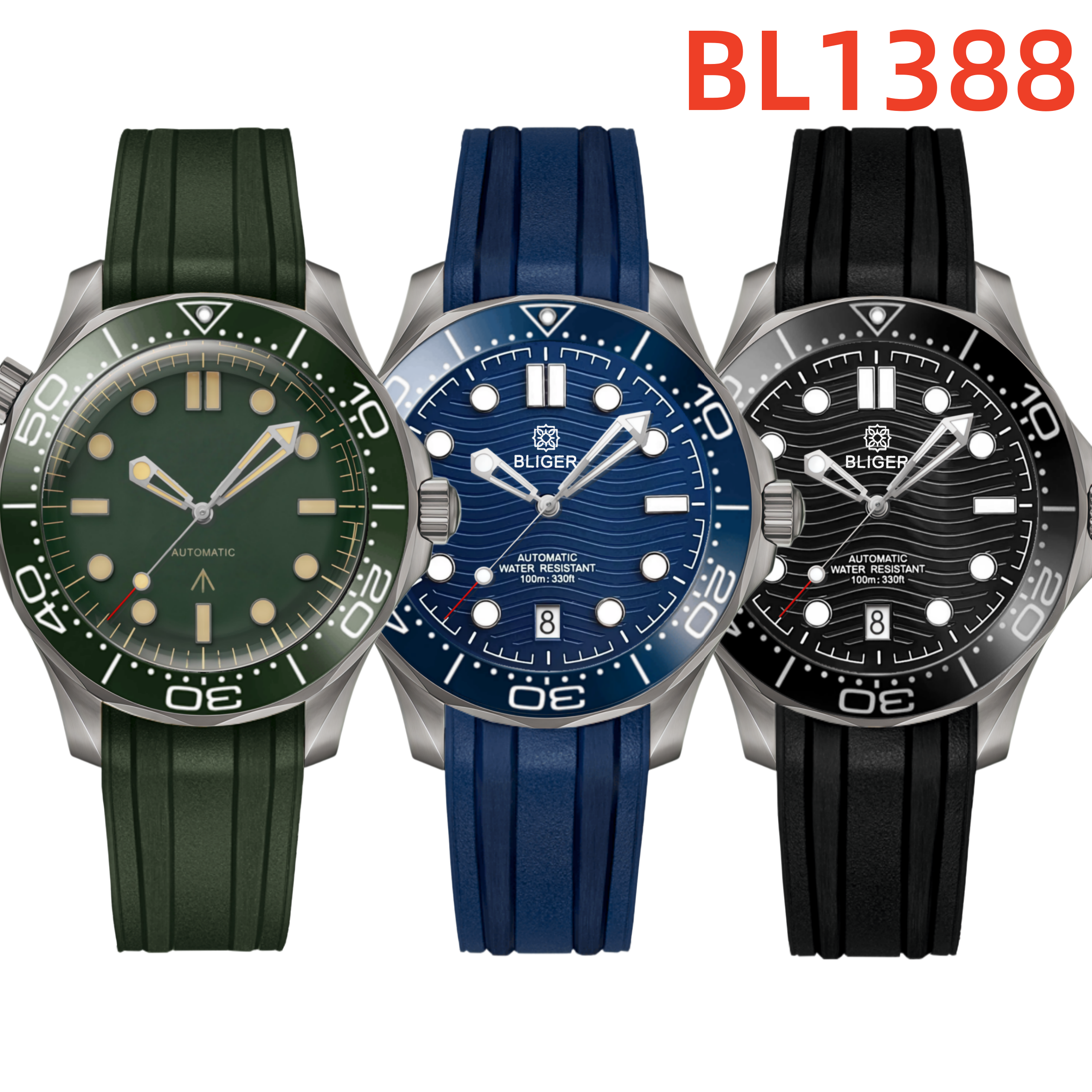 Customizable DIY 41mm Titanium - Stainless Bracelet Diver recension och pris