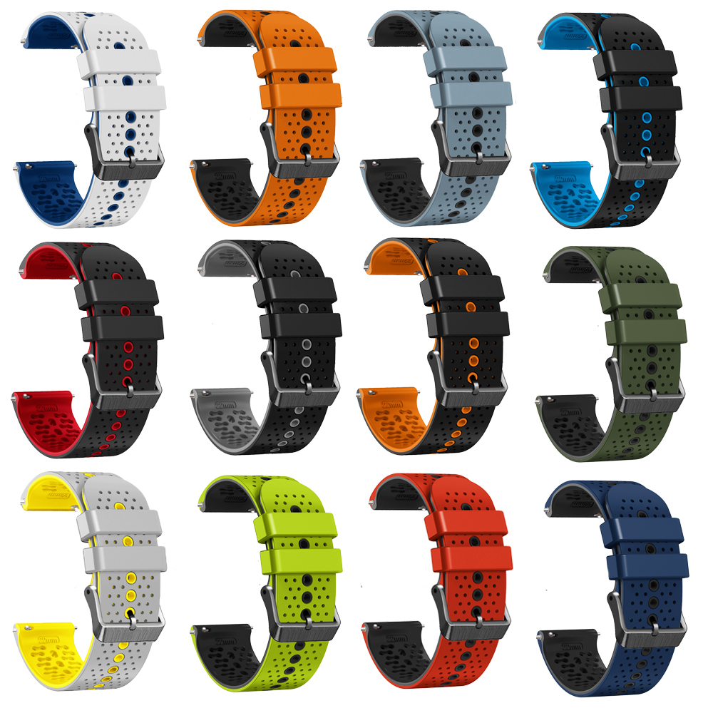 22mm Silicone Band For COROS P - Silicone Watch Band 22Mm recension och pris