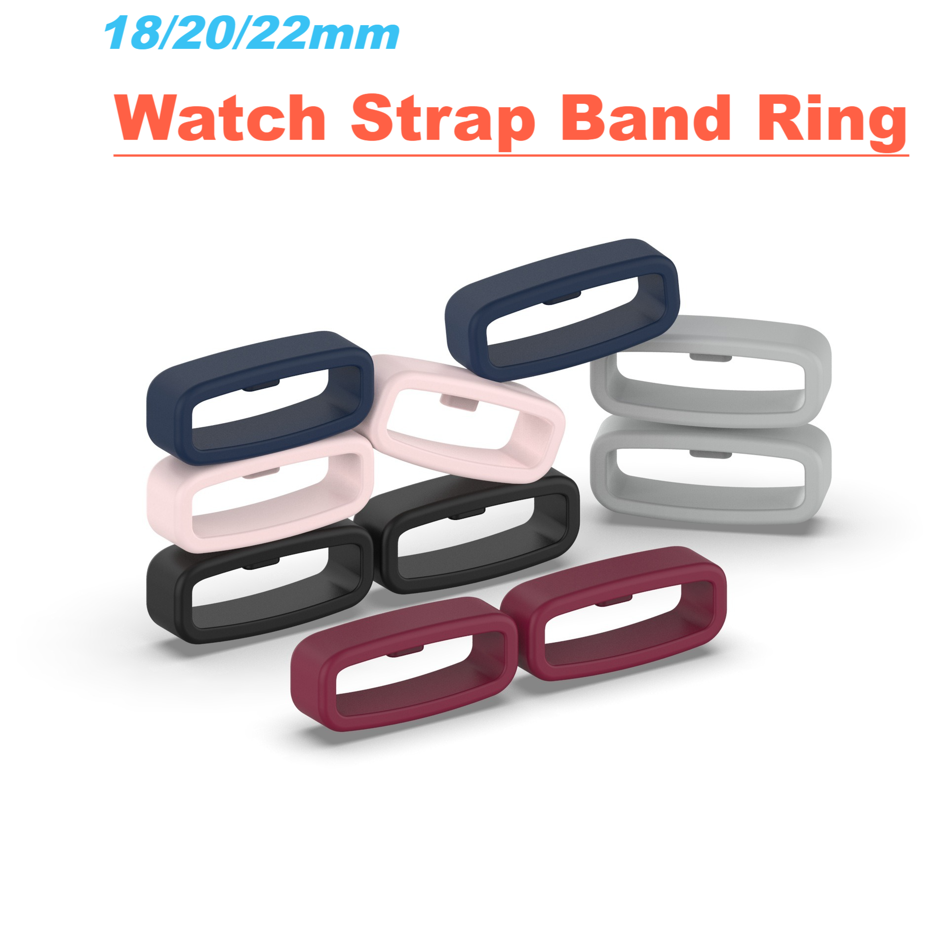 ​Rubber Watch Strap Band Keepe - Silicone Watch Band 22Mm recension och pris