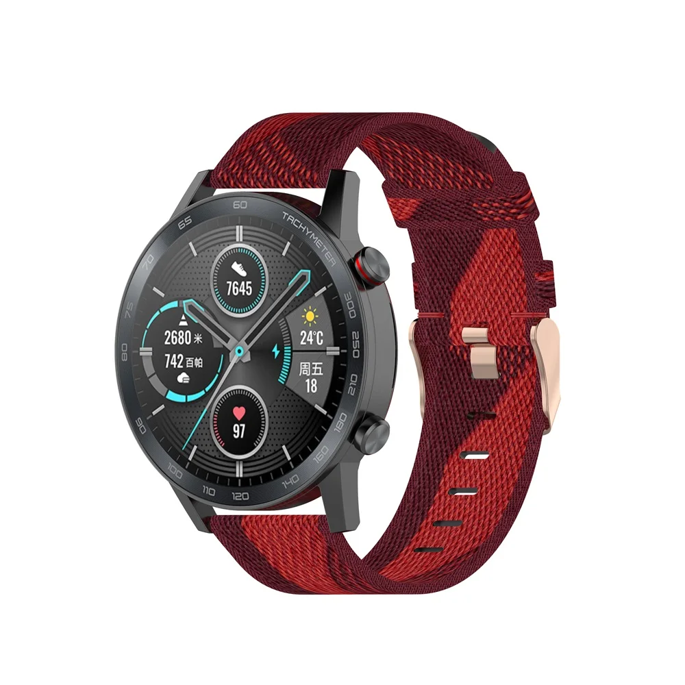 AKBNSTED 22MM Camouflage Nylon - Canvas Strap Watch recension och pris