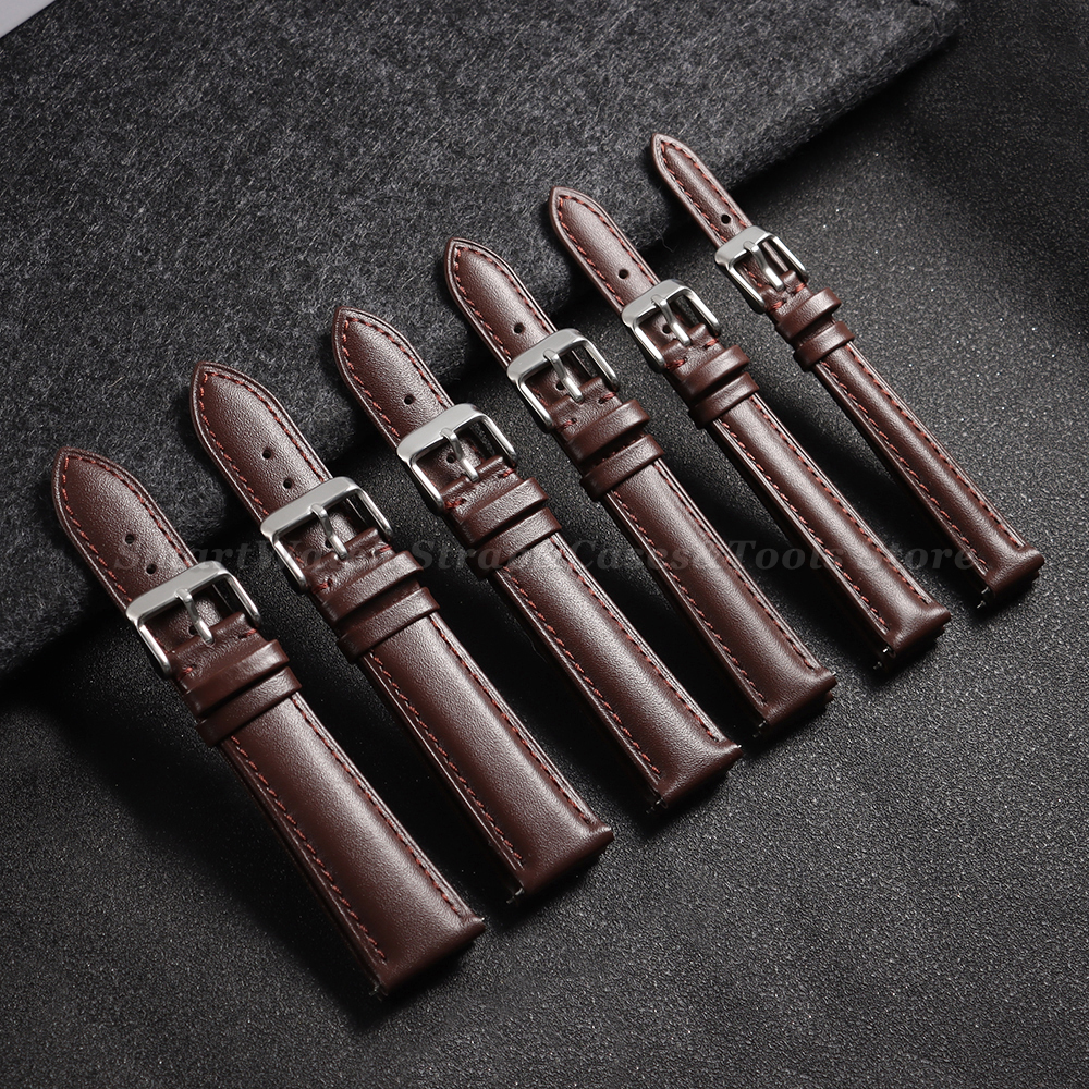Genuine Leather Wristwatch Ban - Leather Strap Quick Release recension och pris