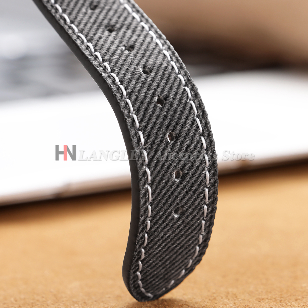 Denim Nylon Watch Strap Canvas - Canvas Strap Watch recension och pris