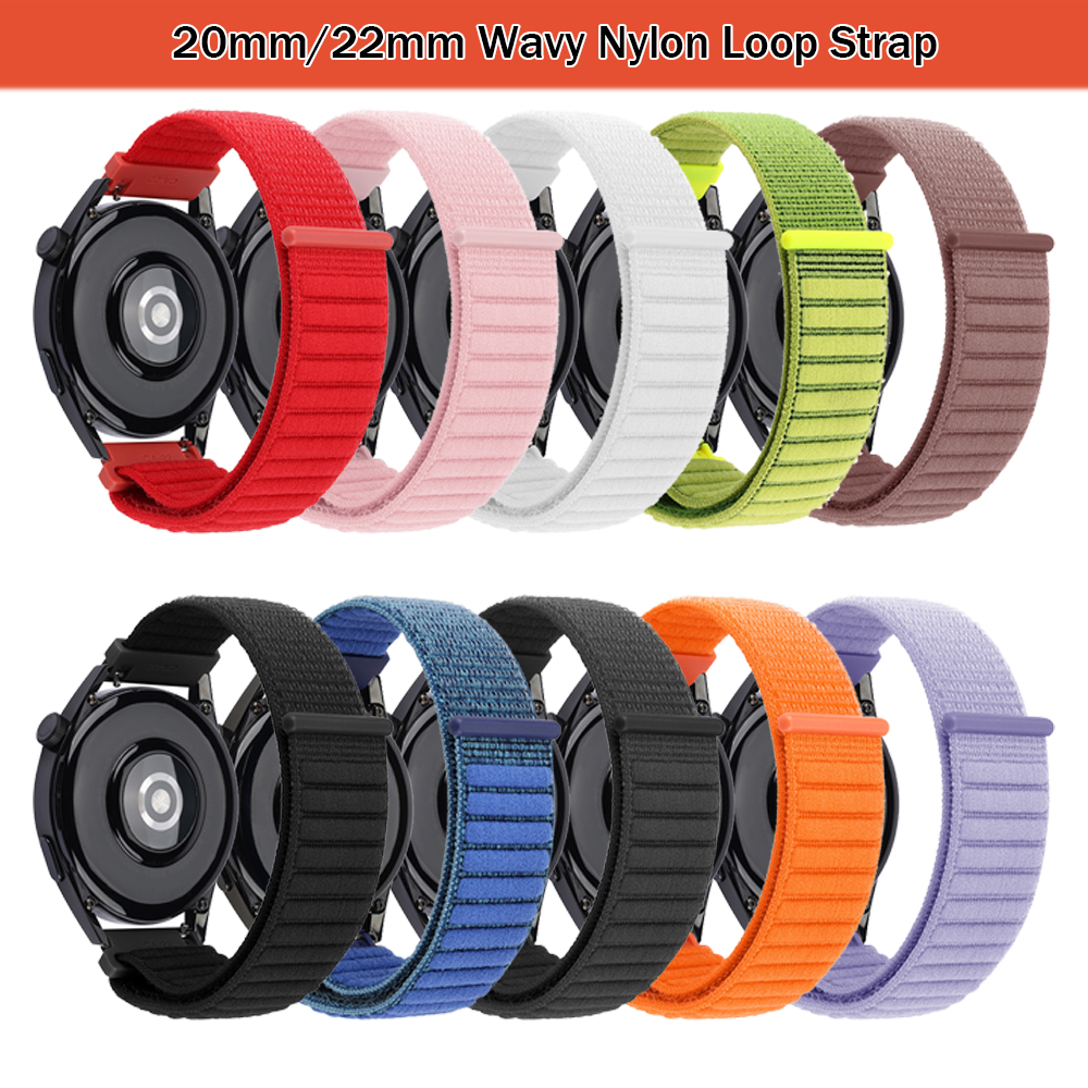 20mm 22mm Nylon Sport Strap Fo - Sport Loop Velcro recension och pris