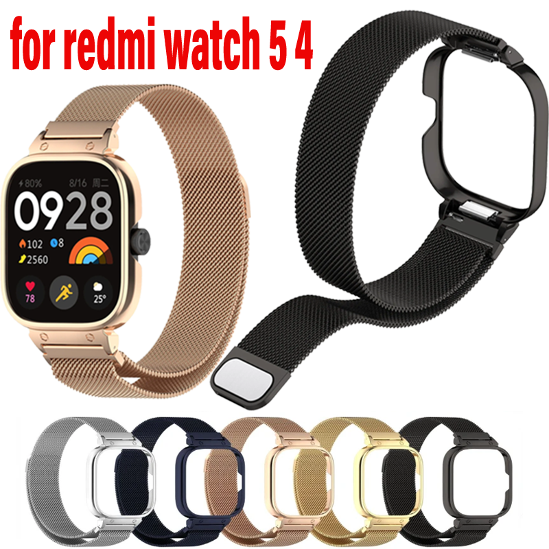 Metal Case+Milanese Loop Strap - Milanese Loop Magnetic recension och pris