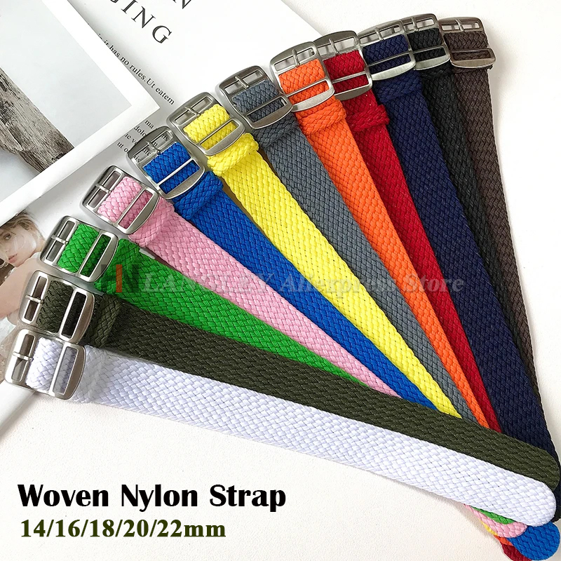 Fabric Woven Nylon Watch Band  - Perlon Strap Woven recension och pris