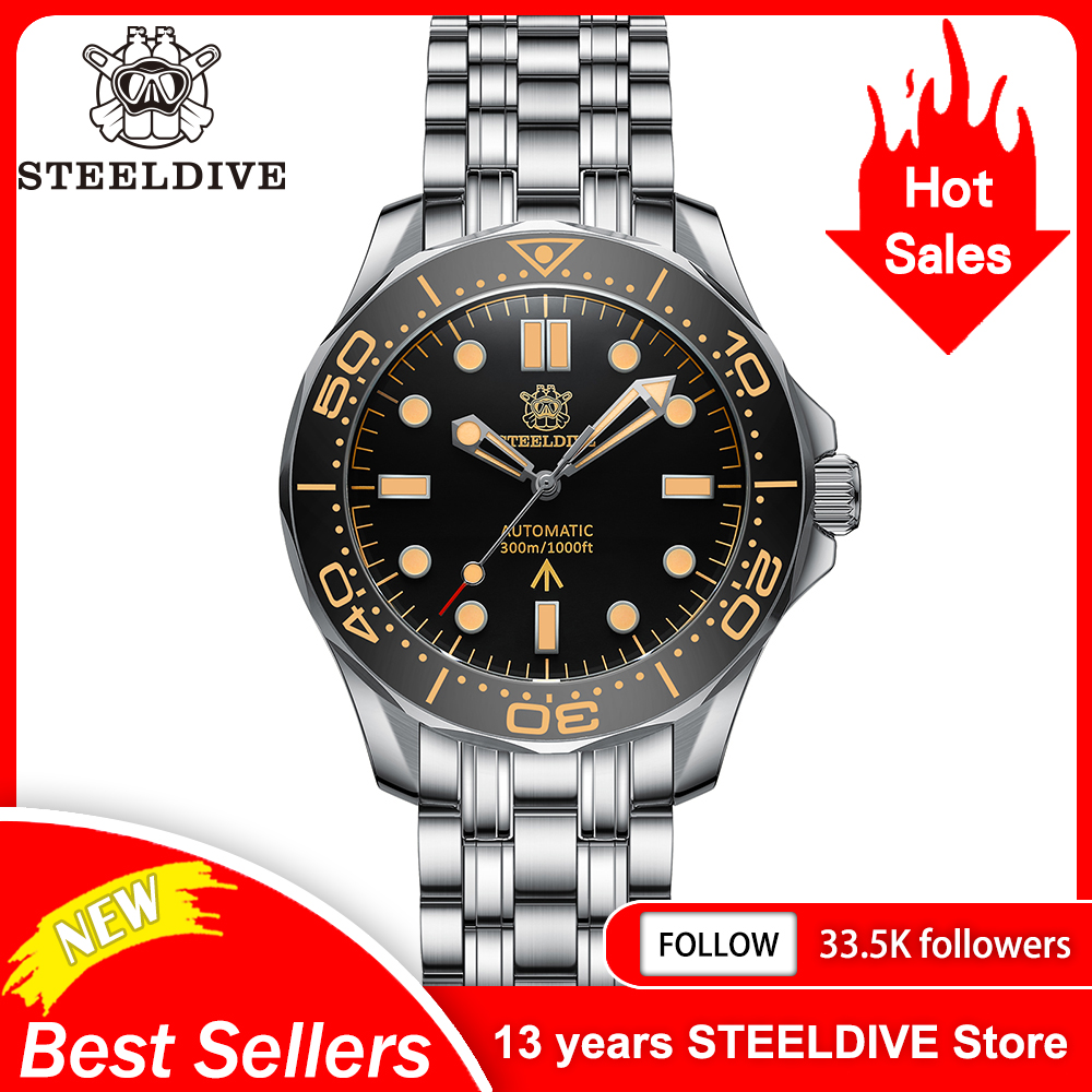 STEELDIVE SD1957 New Strap 42M - Tropic Strap Vintage recension och pris