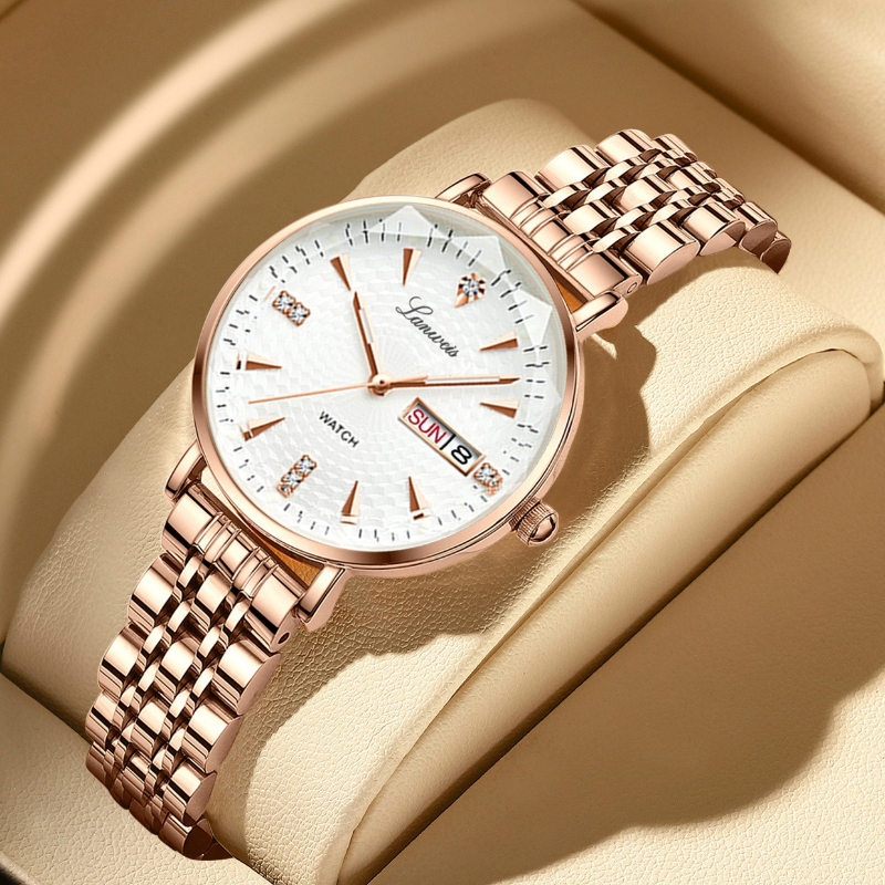 Ladies Watch, Butterfly Buckle - Butterfly Clasp Deployant recension och pris