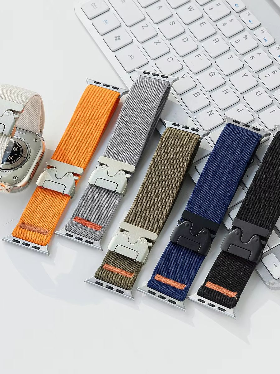 For Apple Watch Band Nylon Ela - Parachute Strap Elastic recension och pris