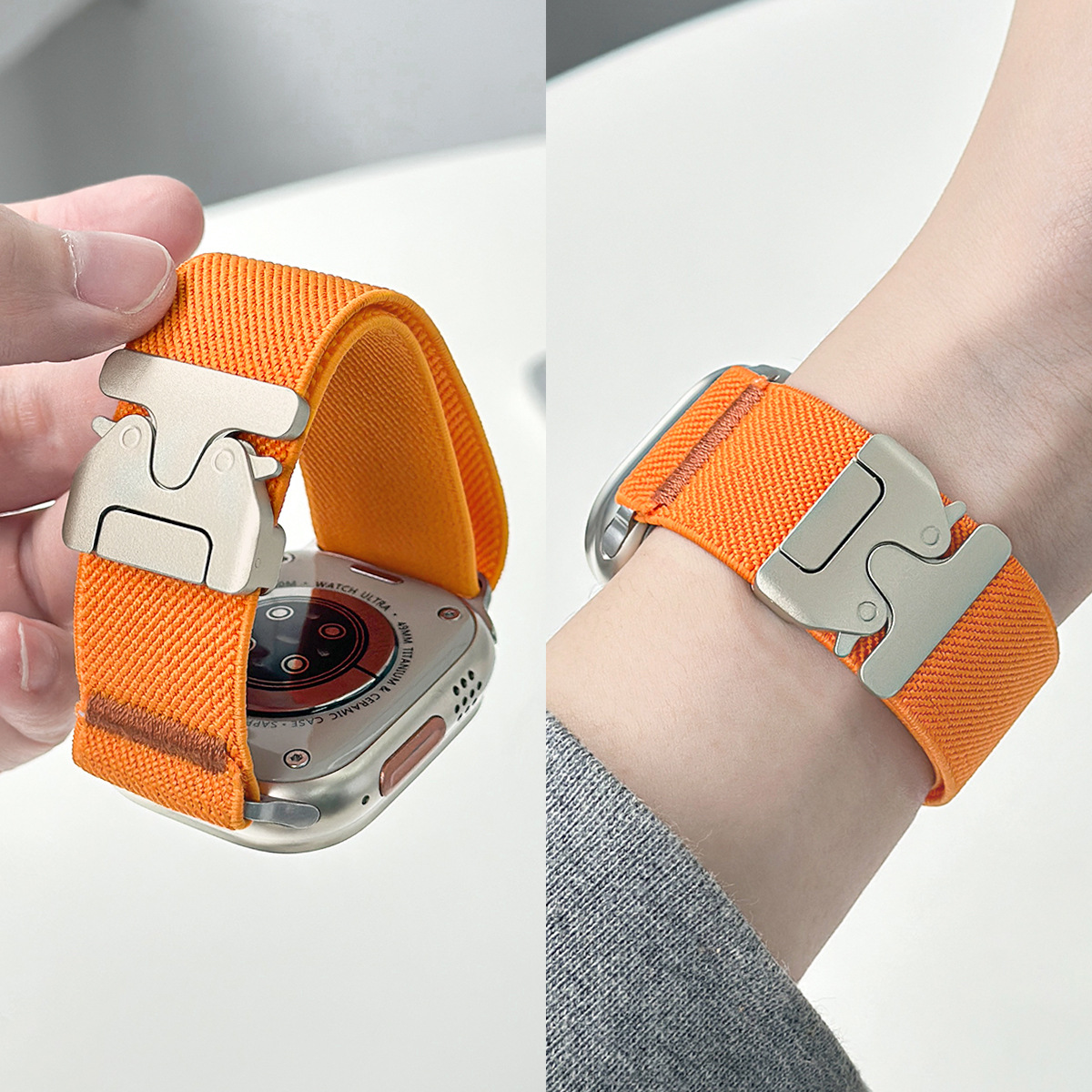 For Apple Watch Band Nylon Ela - Parachute Strap Elastic recension och pris