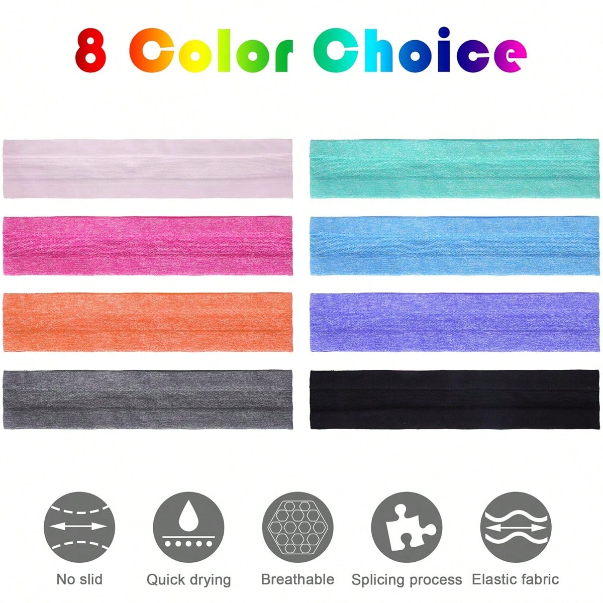 Sweatbands Non Slip Headbands  - Silicone Band Women recension och pris