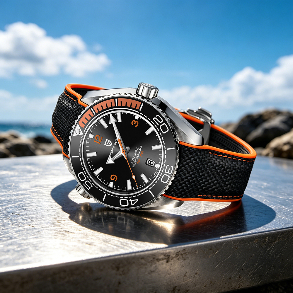 PAGANI DESIGN Diving Watch 100 - Rubber Strap Diver recension och pris