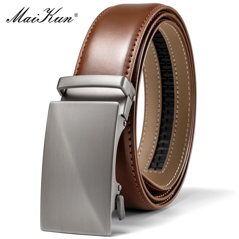 Maikun Brown Leather Ratchet B - Leather Strap Quick Release recension och pris