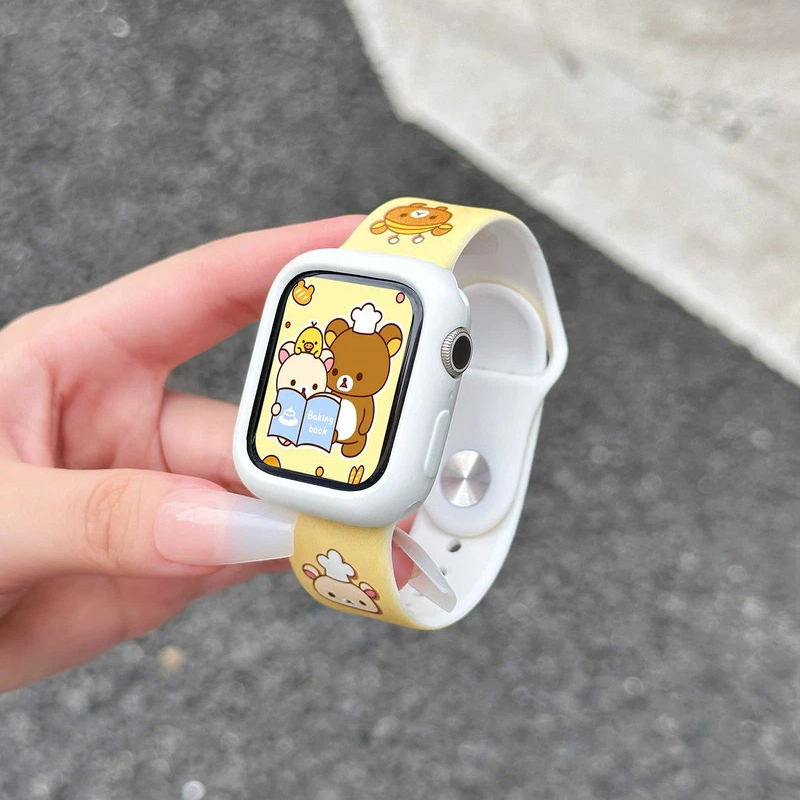 Cute Rilakkuma Print Silicone  - Silicone Band Women recension och pris