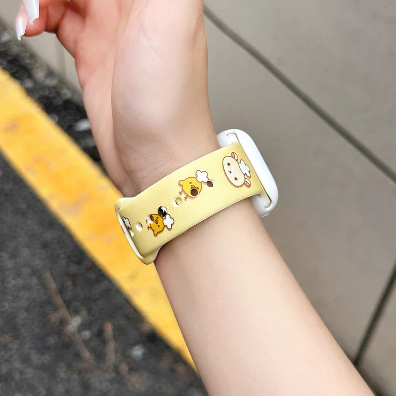 Cute Rilakkuma Print Silicone  - Silicone Band Women recension och pris