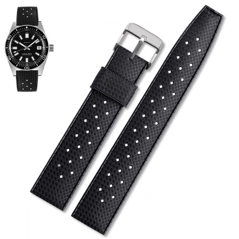 20mm 22mm Tropic Rubber Band f - Rubber Strap Diver recension och pris