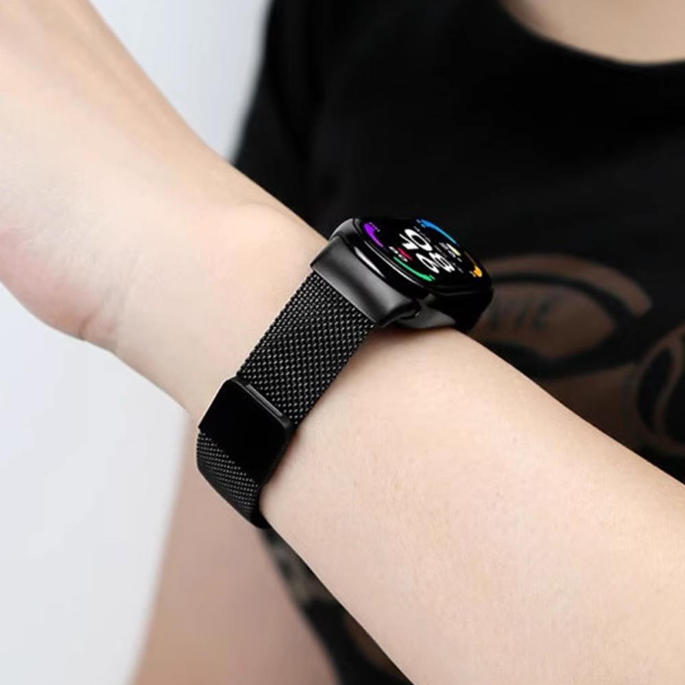 Strap For Xiaomi Mi Band 8 9 a - Milanese Loop Magnetic recension och pris