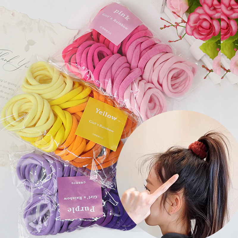 50PCS/Set Women Girls Basic Ha - Silicone Band Women recension och pris
