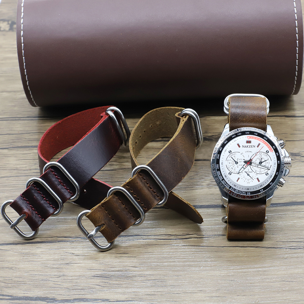 Genuine Leather Watch Band 18m - Suede Strap Watch recension och pris
