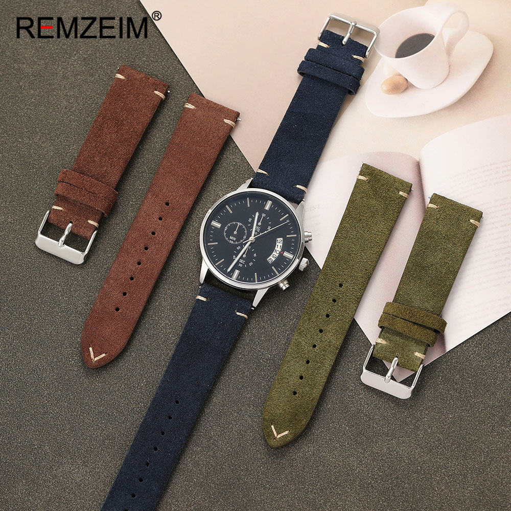Unisex Suede Leather Watch Bel - Suede Strap Watch recension och pris