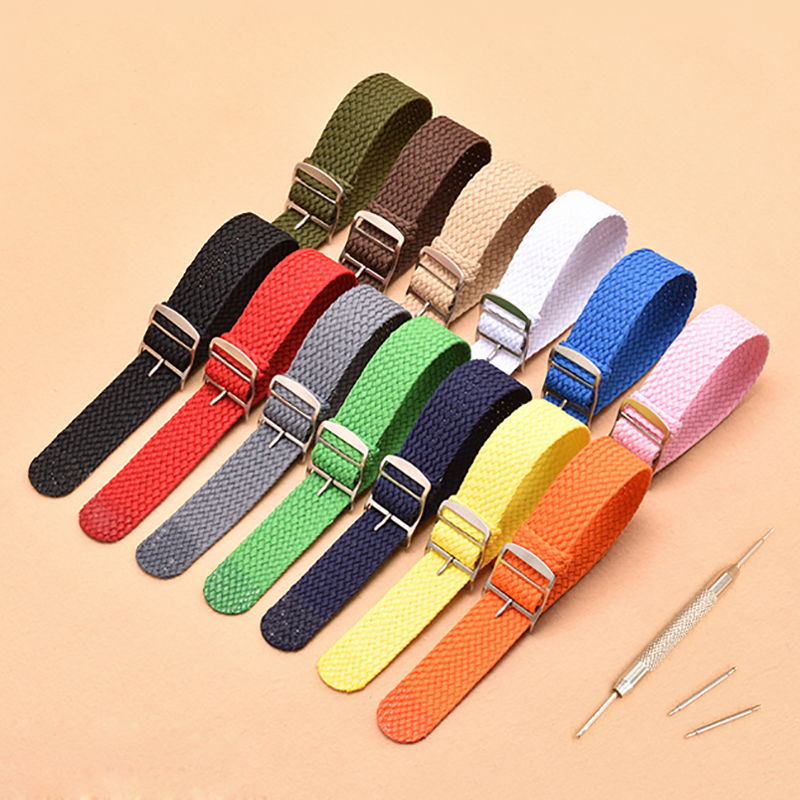 Nylon Weave Watch Strap for Pe - Perlon Strap Woven recension och pris
