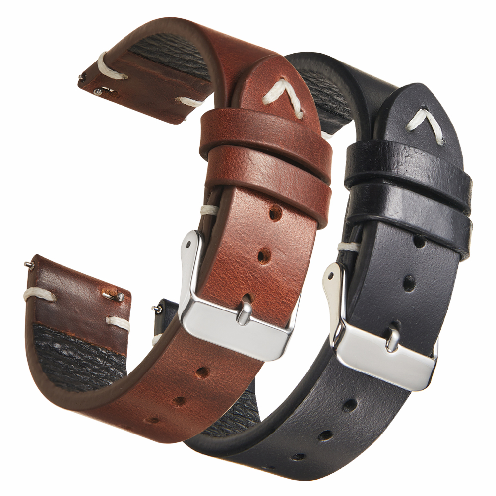 Vintage Genuine 18mm 19mm 20mm - Suede Strap Watch recension och pris