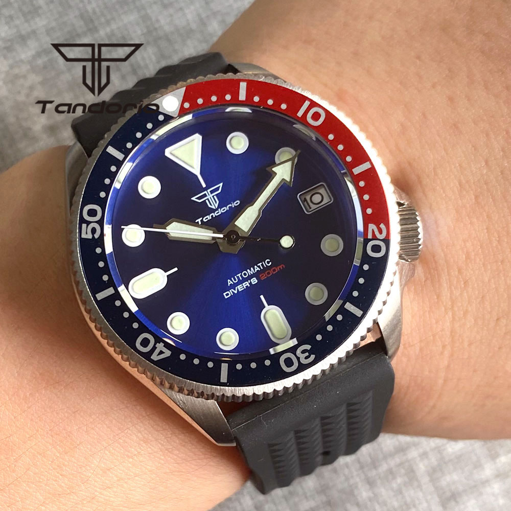 Tandorio NH35A 37mm Automatic  - Rubber Strap Diver recension och pris