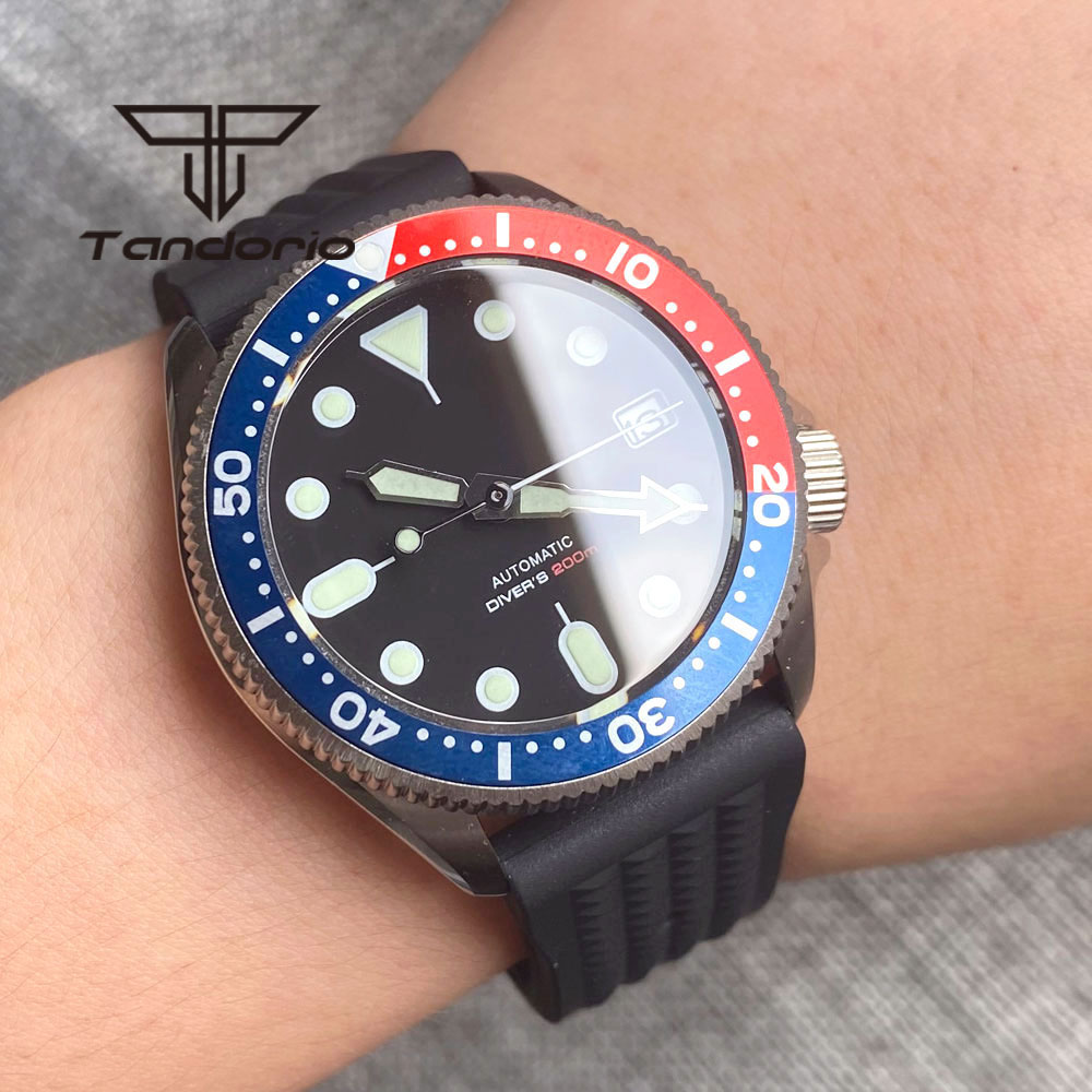 Tandorio NH35A 37mm Automatic  - Rubber Strap Diver recension och pris