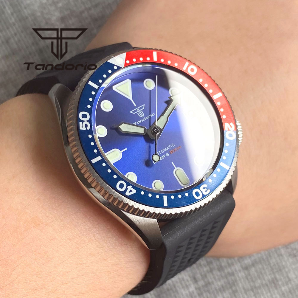 Tandorio NH35A 37mm Automatic  - Rubber Strap Diver recension och pris